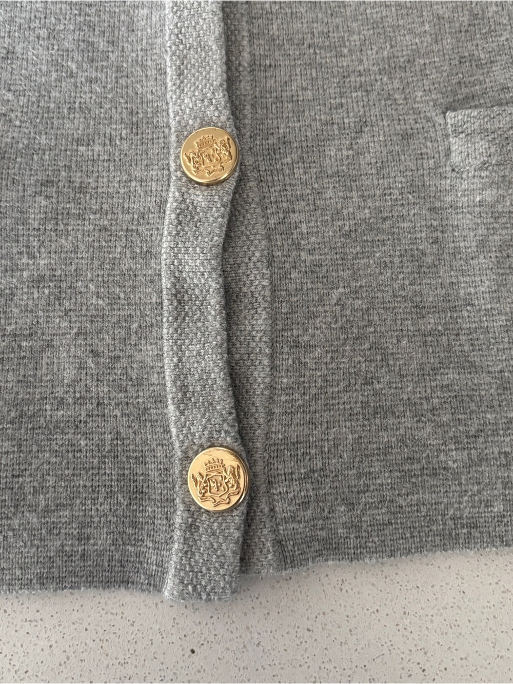 Abercrombie & Fitch Luxe Loft Short Sleeve Button Cropped Cardigan - Picture 5 of 9